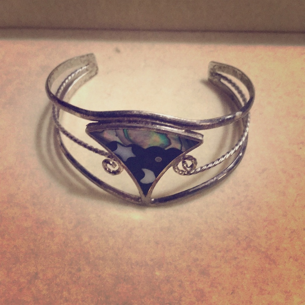 Sterling silver cuff bracelet